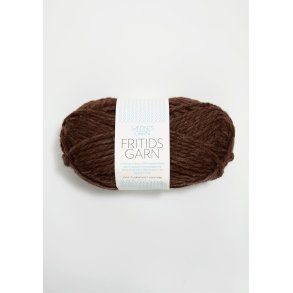 Fritidsgarn, M�rkbrun meleret